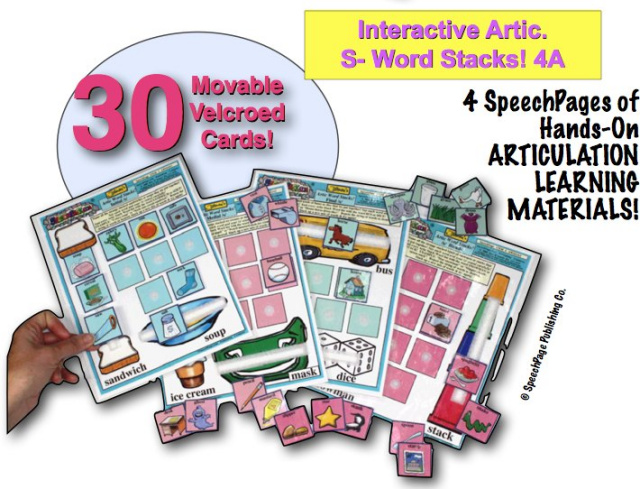 Interactive Artic. S- Word Stacks! 4A